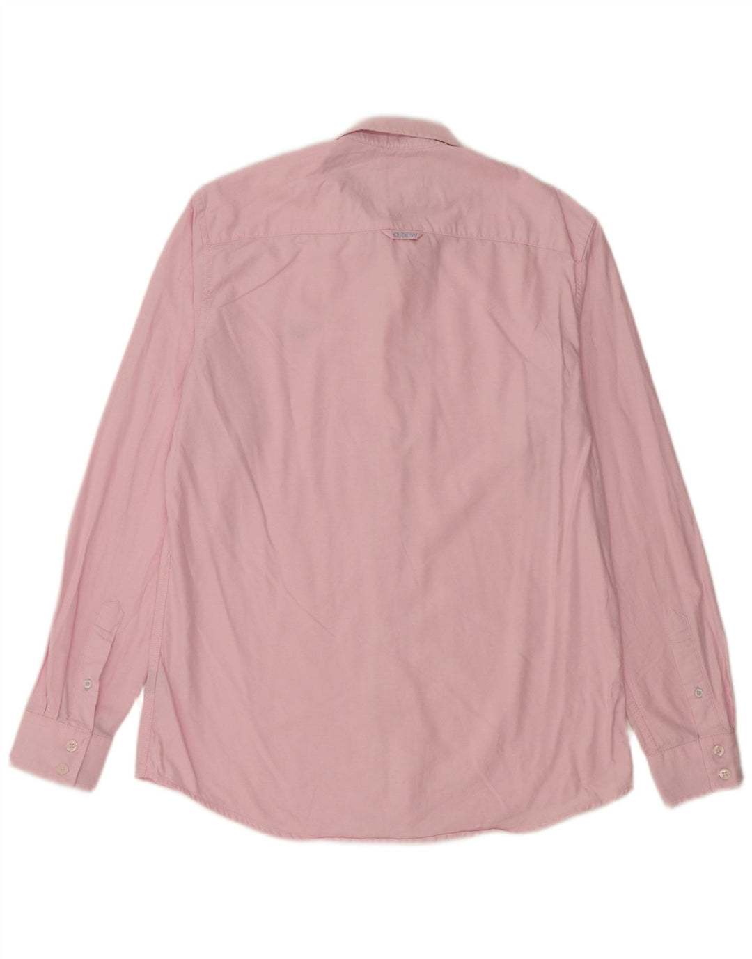 CREW CLOTHING Camisa ajustada para hombre de algodón rosa medio