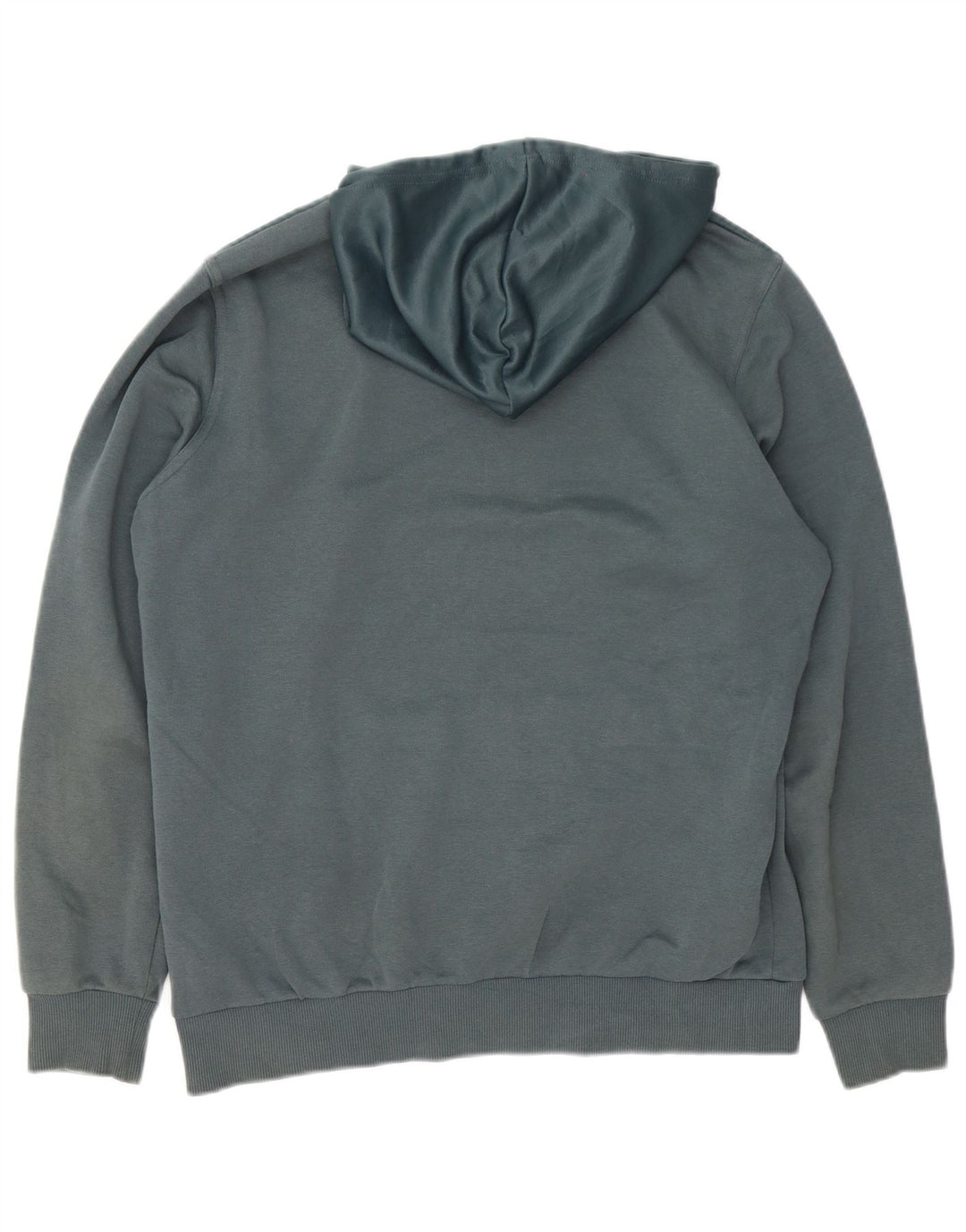 Puma Hombre Sudadera Con Capucha Jumper Algodón Azul Medio