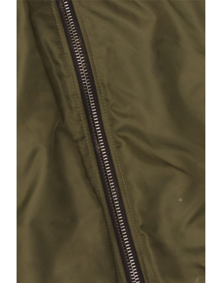 Superdry Chaqueta Bomber Militar Para Hombre UK 38 Medium Caqui Nylon