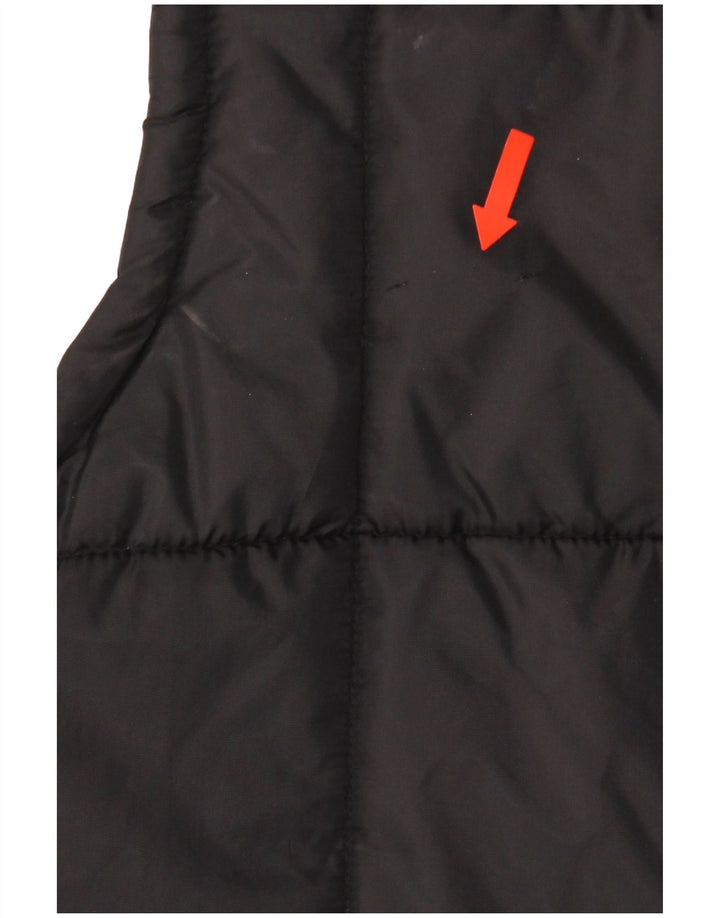 St. Bernard Chaleco acolchado para mujer UK 44 Large Nylon negro