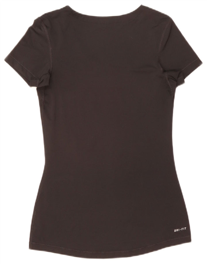 Nike - Camiseta Dri Fit para mujer, talla 8, color negro
