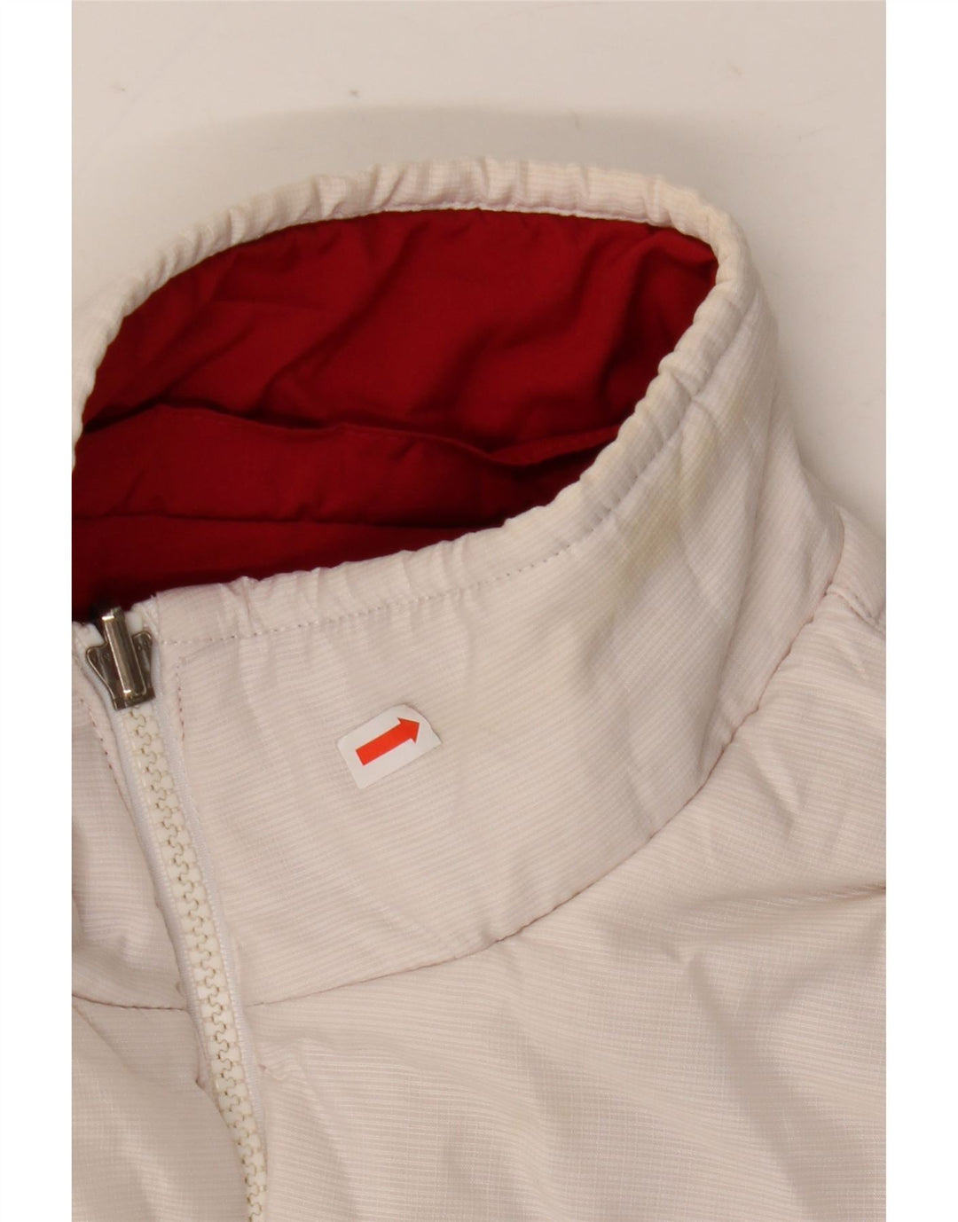 Nike Chaqueta reversible para mujer UK 8/10 Small Rojo Poliéster