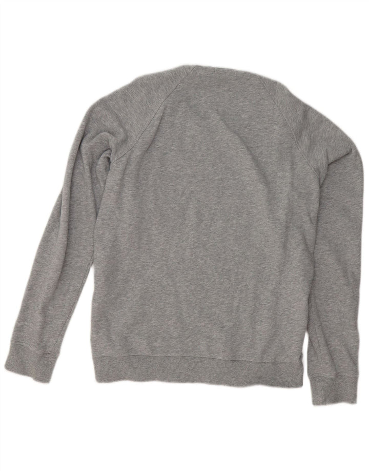 Kappa Hombre Sudadera Jumper Large Gris Moteado De Algodón