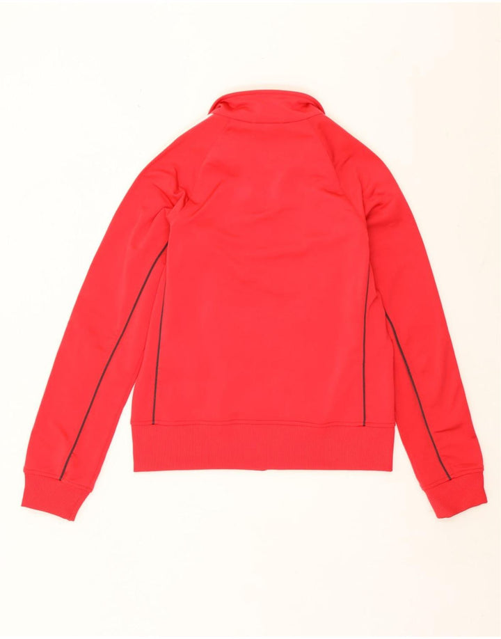 Adidas - Chaqueta de chándal para mujer, talla 40, poliéster rojo mediano