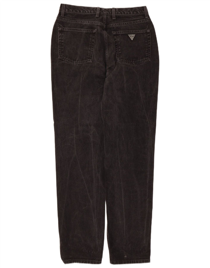 Vaqueros Guess Mujer Tapered W31 L30 Algodón Negro