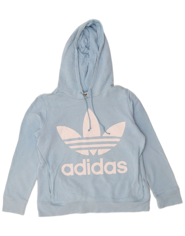 Adidas - Sudadera con capucha para mujer, talla grande, color azul