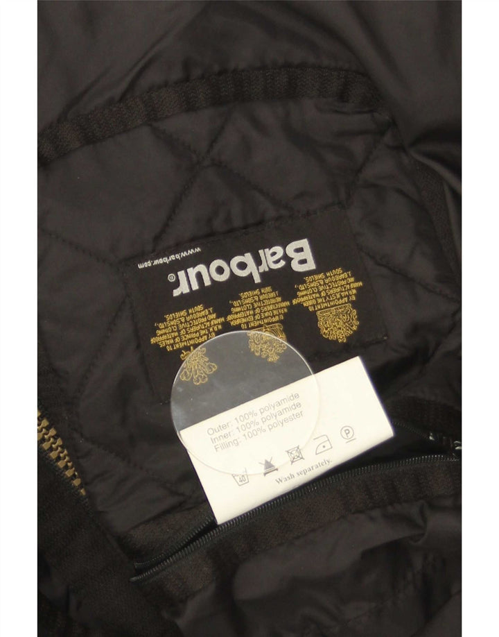 Barbour Chaqueta acolchada para hombre UK 38 Mediana Poliamida negra