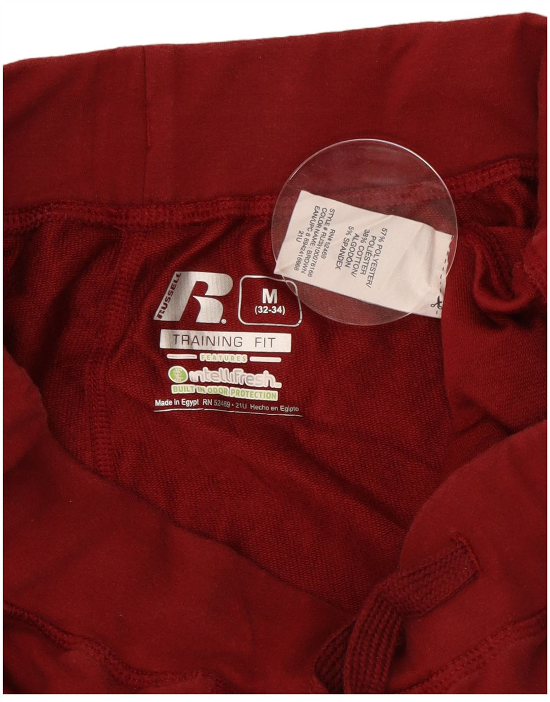 RUSSELL ATHLETIC Pantalones de chándal Dri-Power para hombre Joggers Medium Red