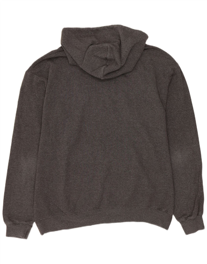 Champion Wright State University Graphic Sudadera con capucha para hombre, talla grande, gris