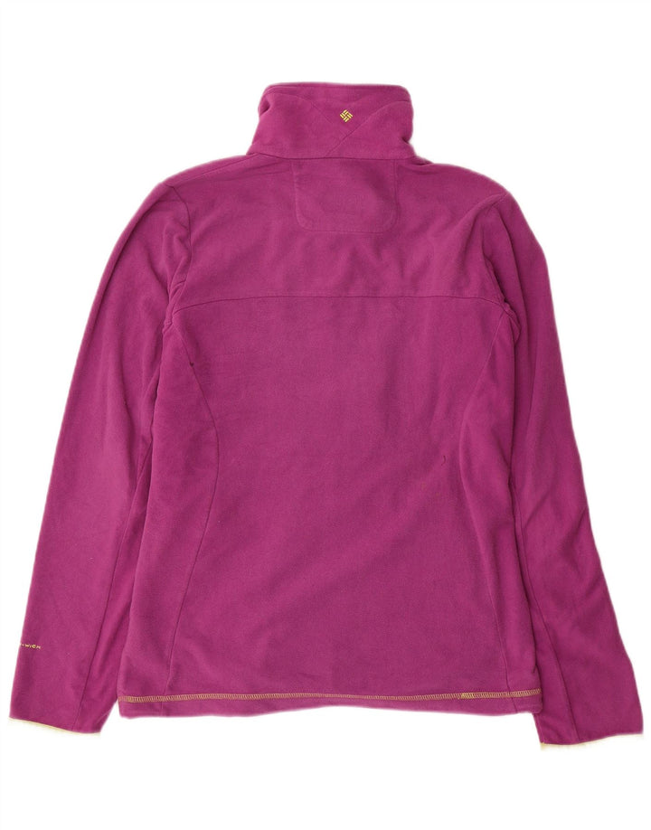 COLUMBIA Chaqueta polar Omni-Wick para mujer UK 40 Poliéster morado mediano