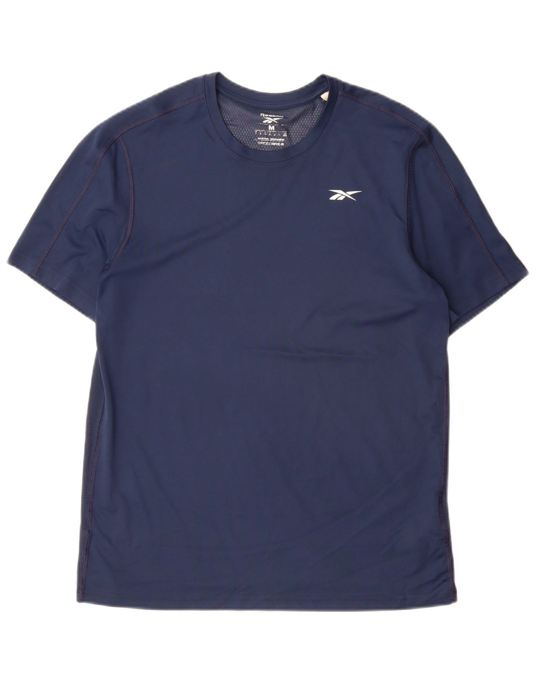 Camiseta Reebok Speedwick para hombre Top Medium Azul Marino Poliéster