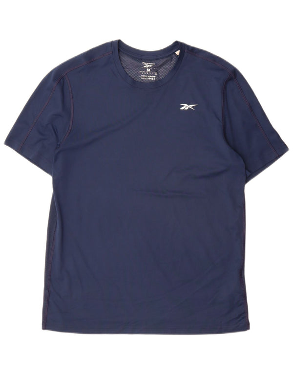 Camiseta Reebok Speedwick para hombre Top Medium Azul Marino Poliéster