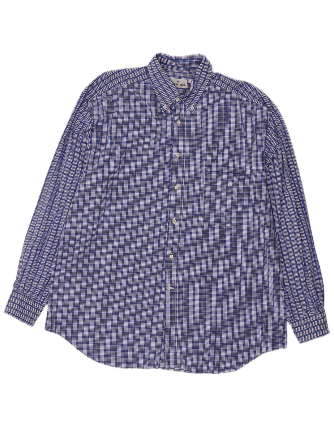 Cerruti 1881 Camisa Hombre XL Cuadros Azules