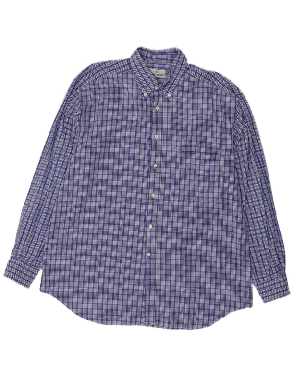 Cerruti 1881 Camisa Hombre XL Cuadros Azules
