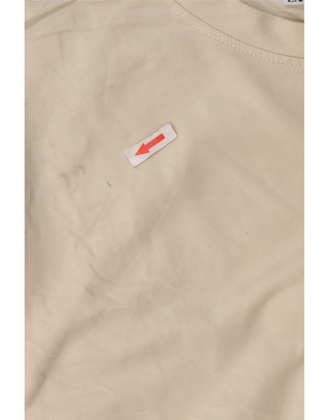 Zara Mujer Gráfico Sudadera De Gran Tamaño Jersey Reino Unido 44 Mediano Blanco Floral