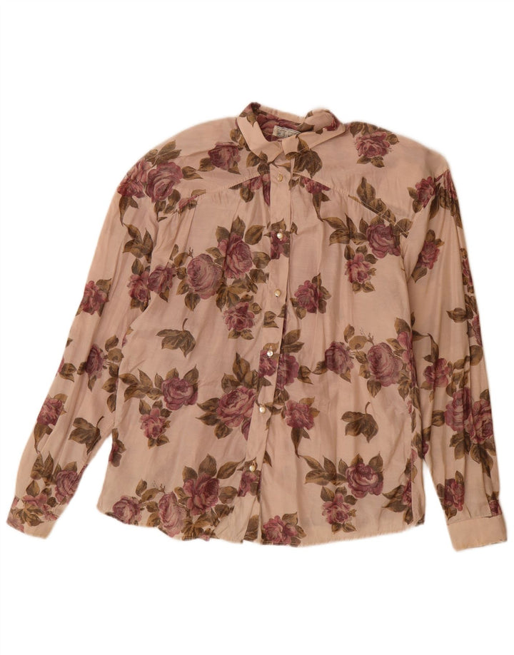 Camisa Rudi Valenti Mujer IT 44 Medio Beige Floral