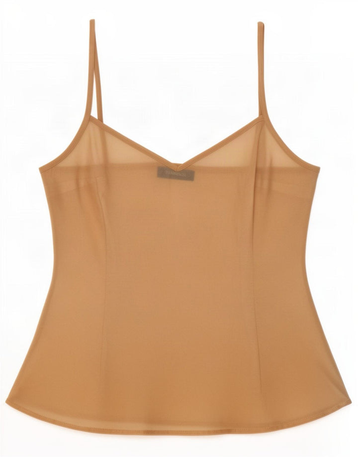Max & Co. Top de tirantes para mujer UK 4 XS Beige