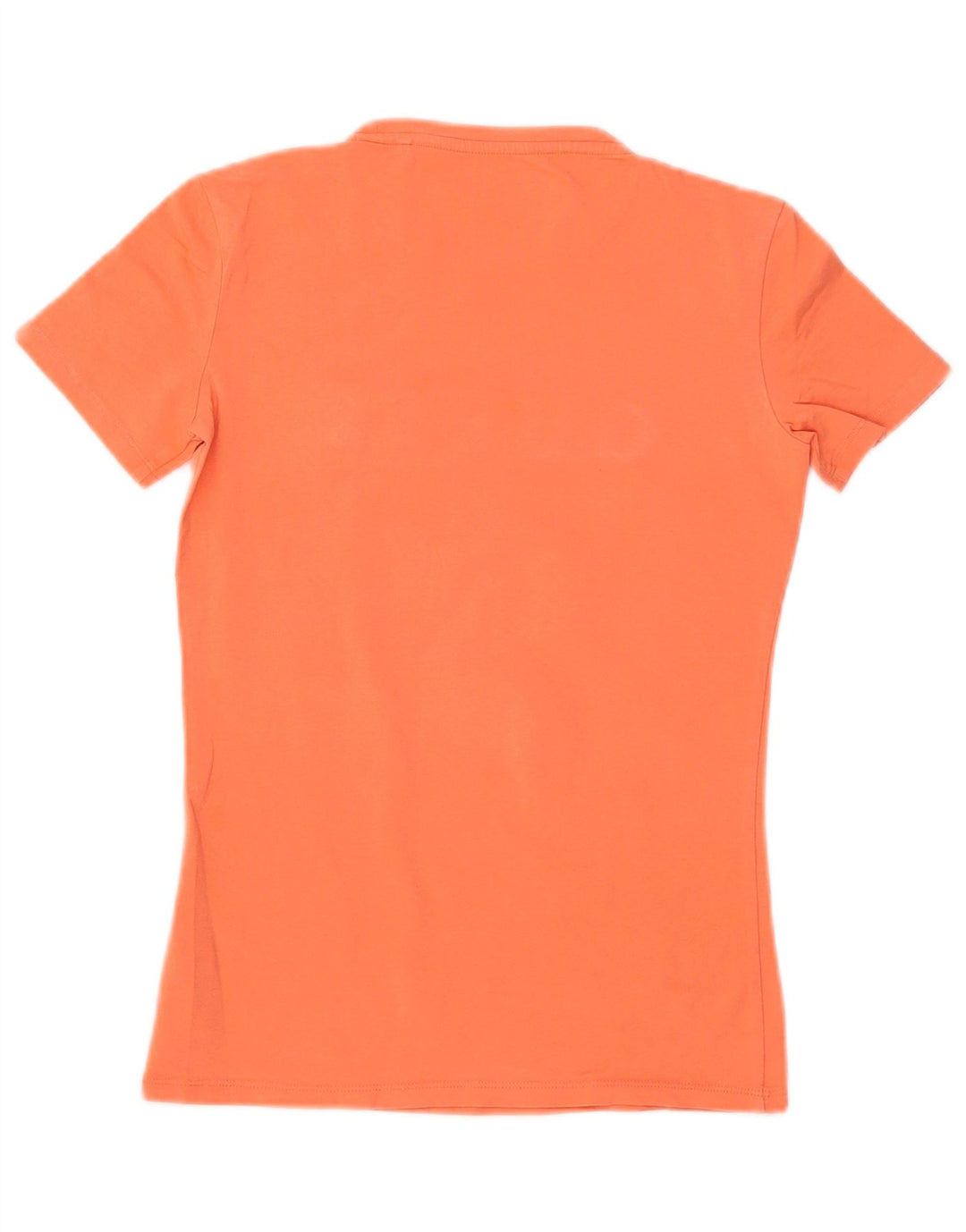 GUESS Camiseta gráfica para mujer Top UK 6 XS Naranja Algodón