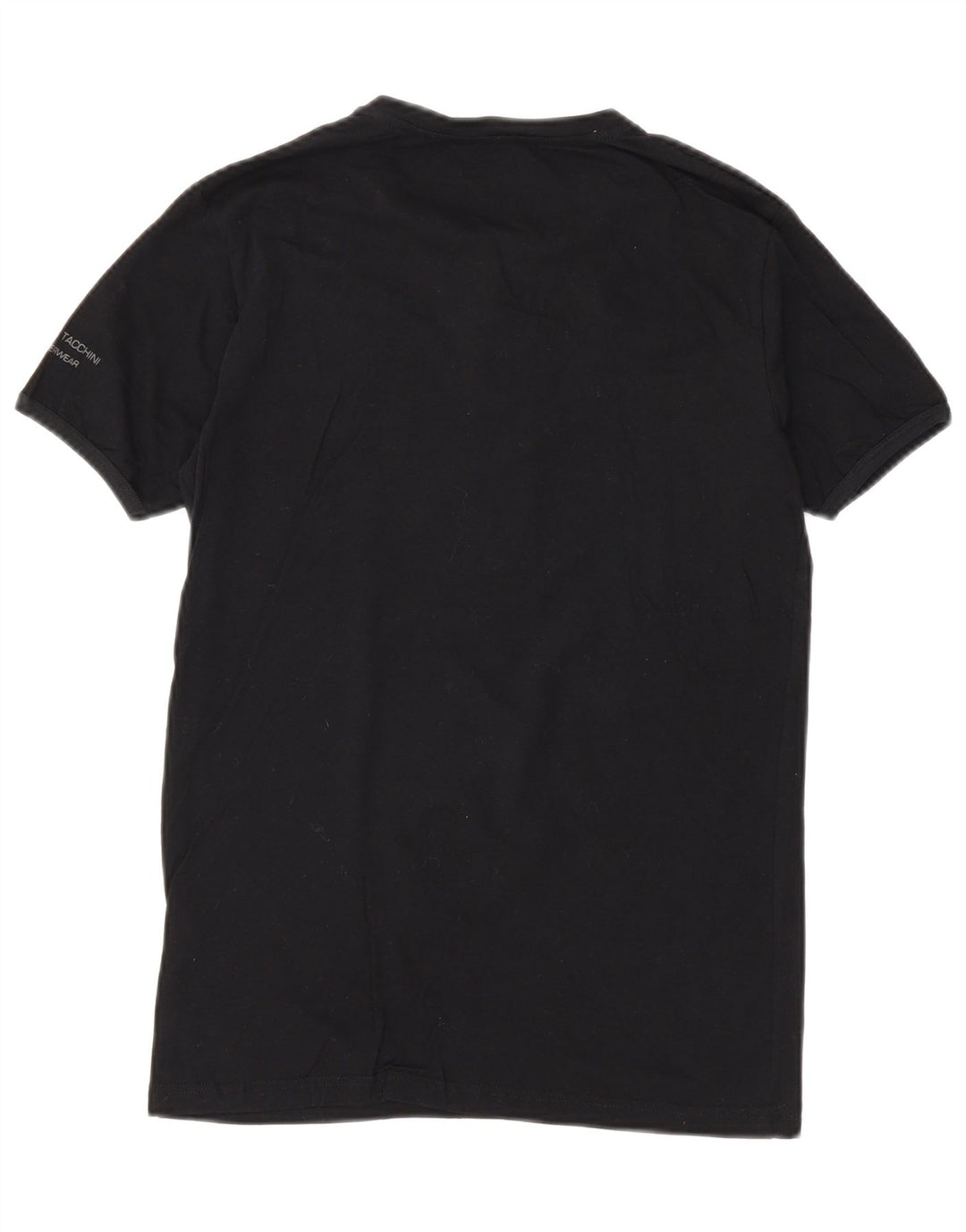 SERGIO TACCHINI Camiseta Hombre Top Small Negro Algodón