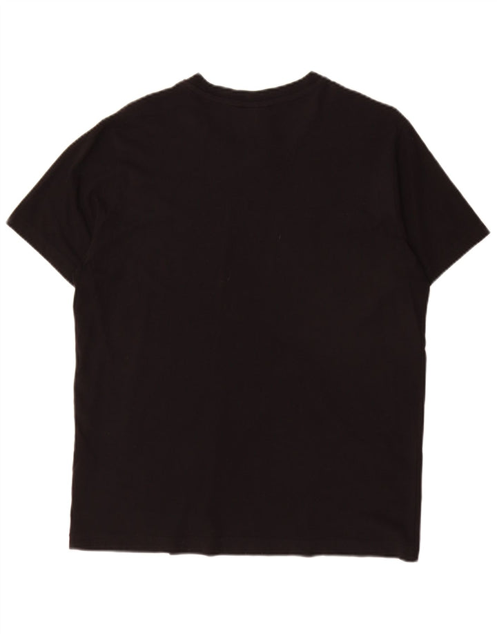 CHAMPION Camiseta gráfica para hombre Top Small Black Cotton