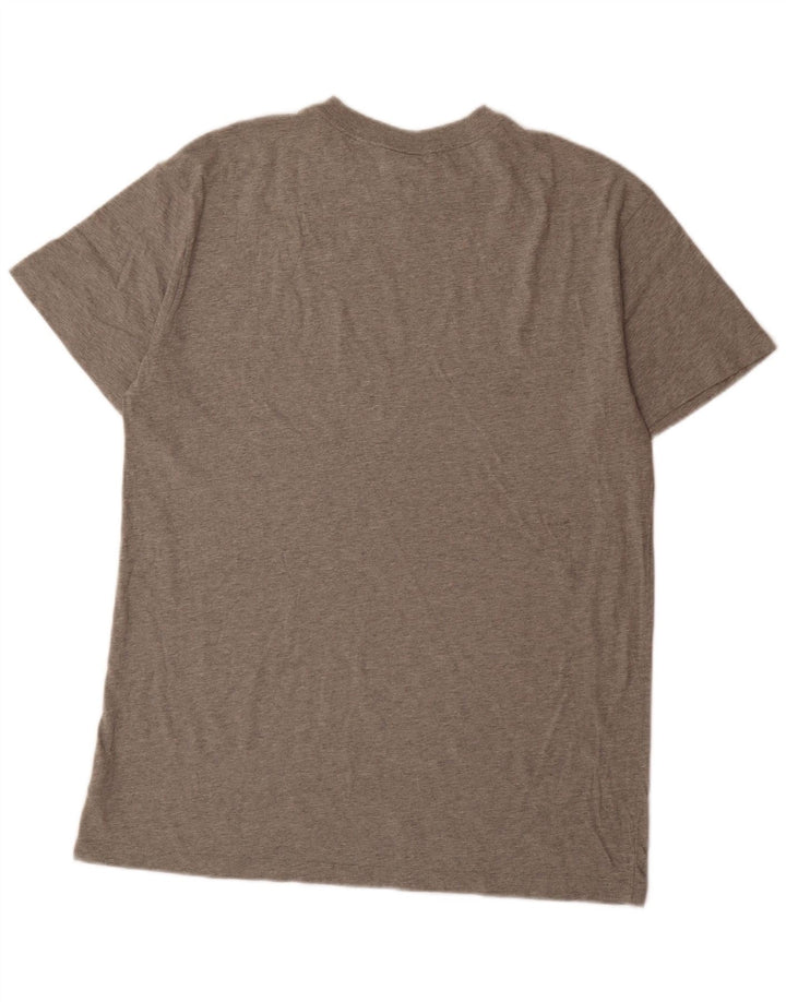 Camiseta Nike Hombre Top Grande Gris Algodón