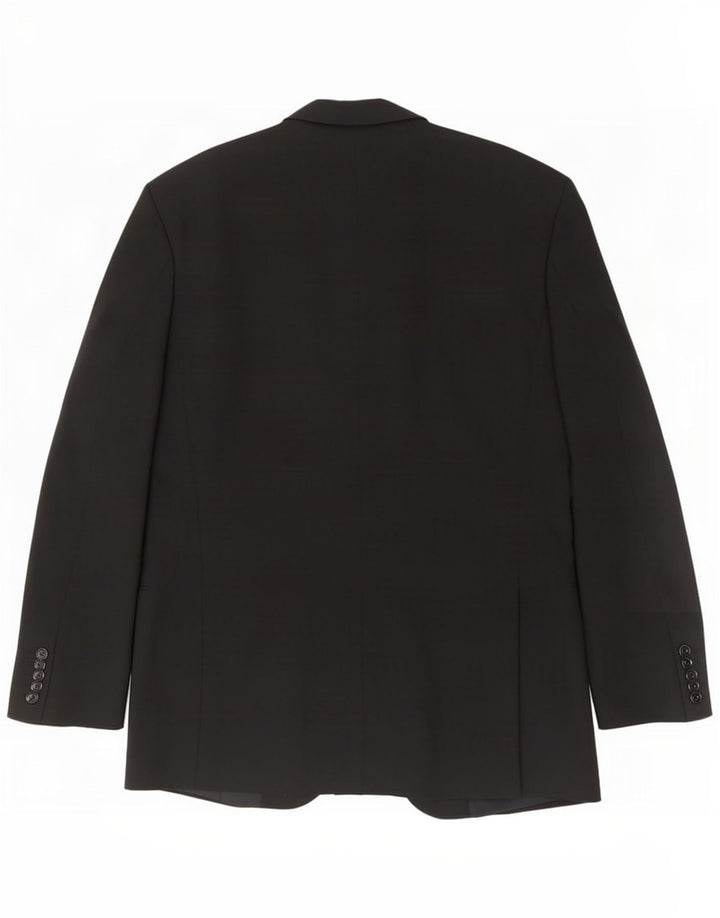 Chaqueta tipo blazer de 3 botones para hombre Hugo Boss EU 52 XL Negro