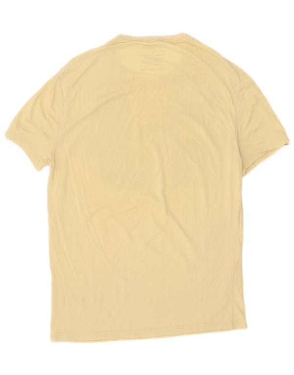 Calvin Klein Jeans Camiseta gráfica para hombre Top grande de algodón amarillo