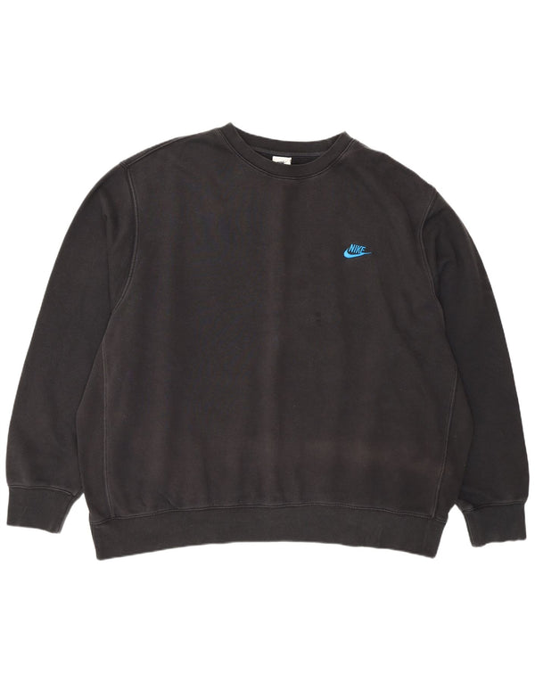 Nike - Sudadera para hombre (2XL, algodón), color negro