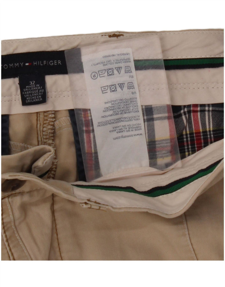 TOMMY HILFIGER Pantalones cortos chinos para hombre W32 Algodón beige medio