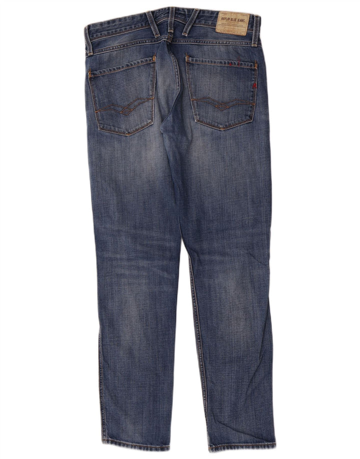 Vaqueros ajustados para hombre Replay W32 L32 Algodón azul