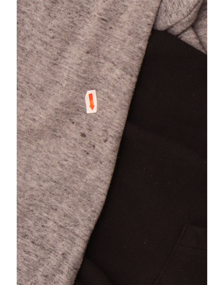 Rip Curl Sudadera con capucha gráfica para niños 13-14 años Bloque de color negro