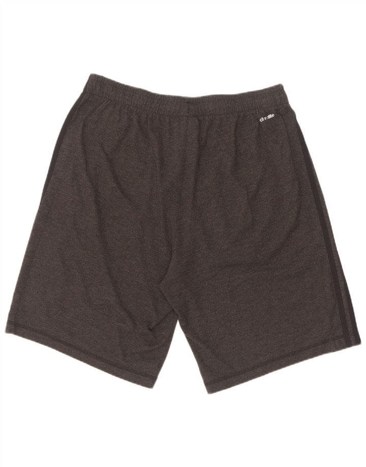 Adidas Mens Climalite Sport Shorts Grande Gris Algodón