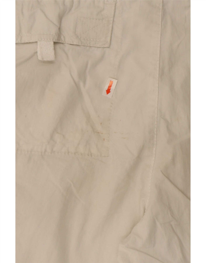Gaastra Mens Graphic Cargo Shorts Pequeño W29 Algodón Blanco