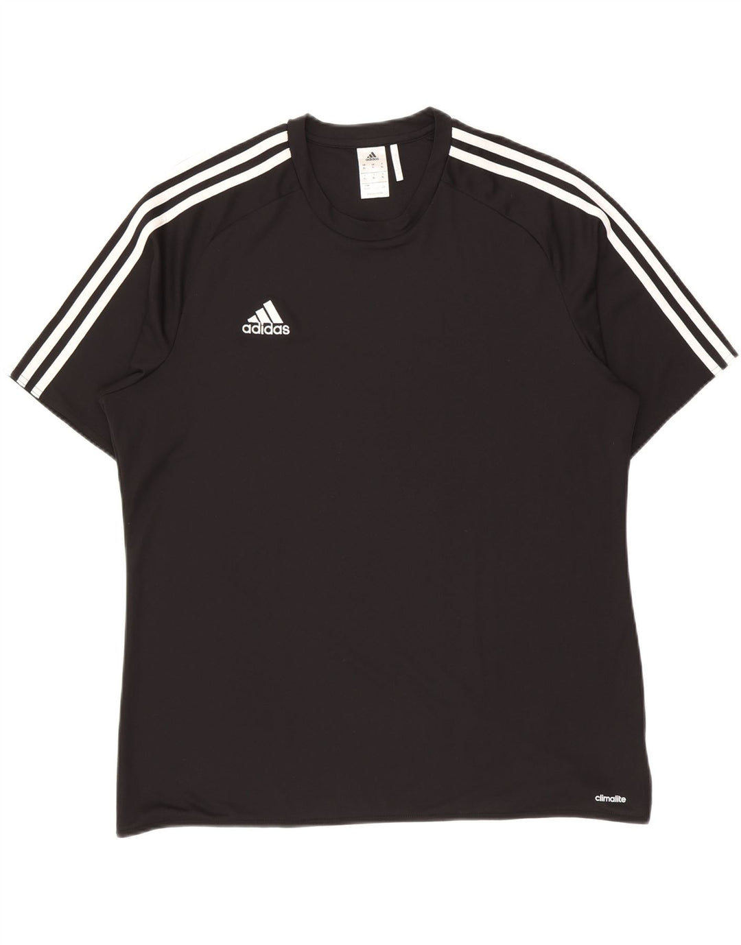 Adidas Hombre Climalite Camiseta Top XL Negro Poliéster