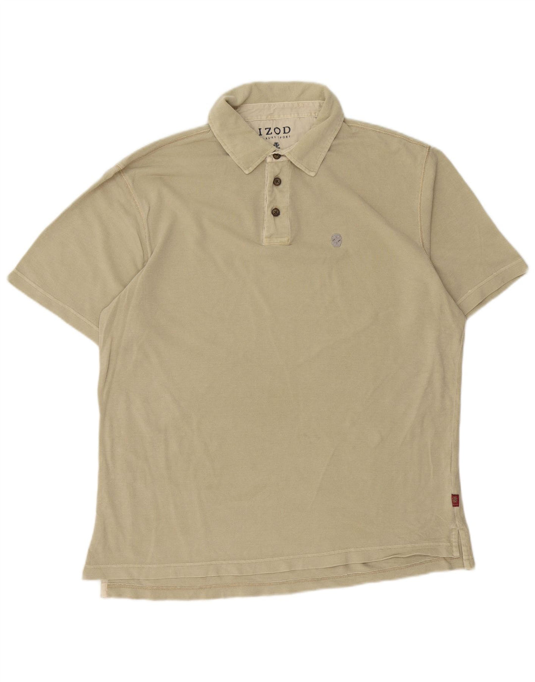 IZOD Polo Hombre Grande Algodón Beige