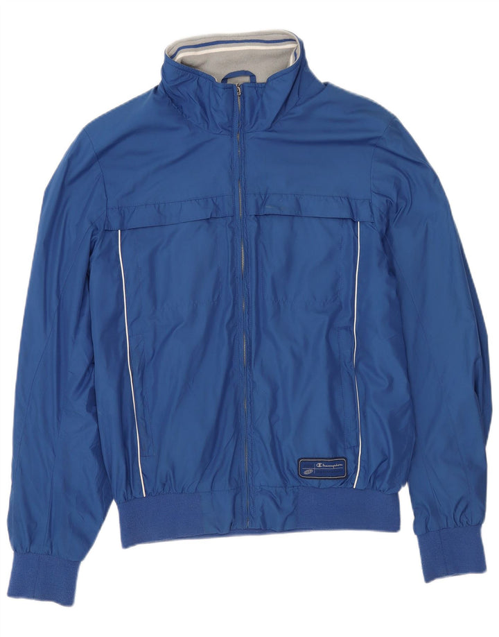 Champion Chaqueta Bomber para Hombre UK 38 Poliéster Azul Medio