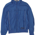 Champion Chaqueta Bomber para Hombre UK 38 Poliéster Azul Medio