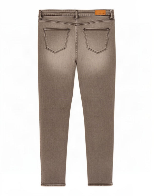 Vaqueros ajustados para mujer Fat Face UK 40 Large W32 L29 Gris