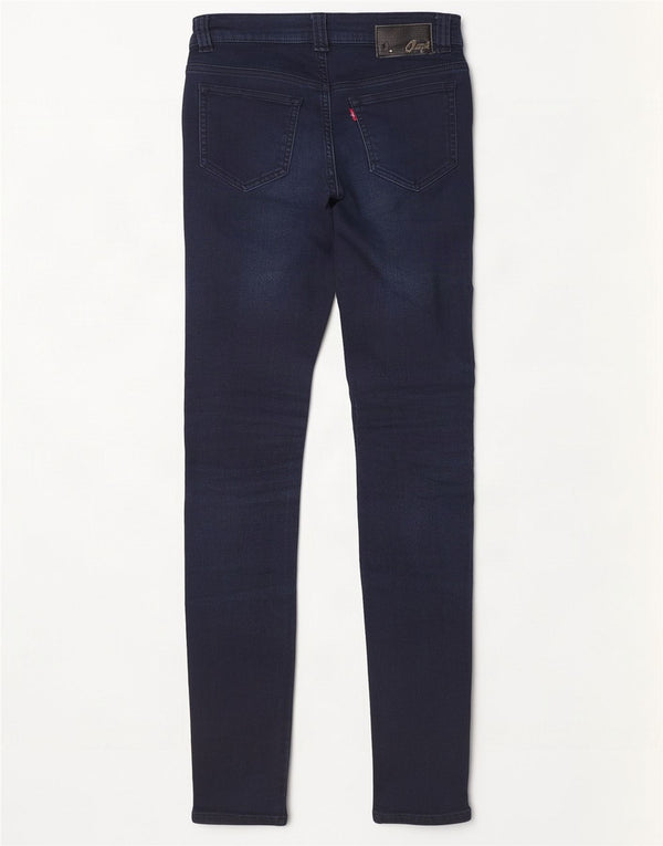 Diesel Vaqueros Pitillo Mujer W27 L32 Algodón Azul Marino