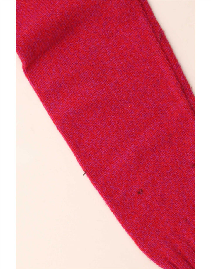 Dolce & Gabbana Jersey con cuello en V para mujer IT 44 Medium Borgoña