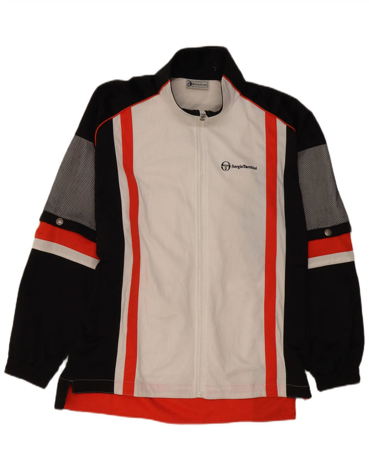 SERGIO TACCHINI Chaqueta de chándal para hombre IT 52 Large White Colourblock