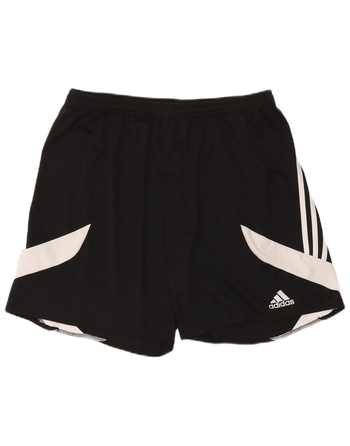 Adidas Pantalones cortos deportivos para hombre XL Negro Poliéster
