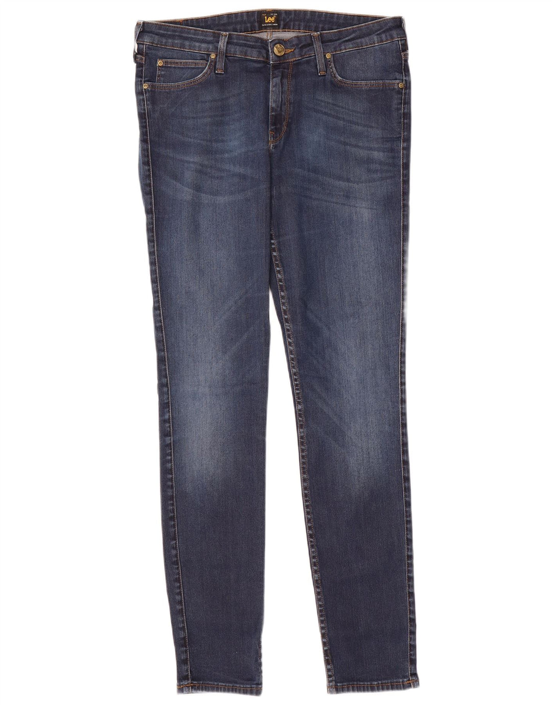 Vaqueros Lee Scarlett Skinny para Mujer W32 L33 Algodón Azul