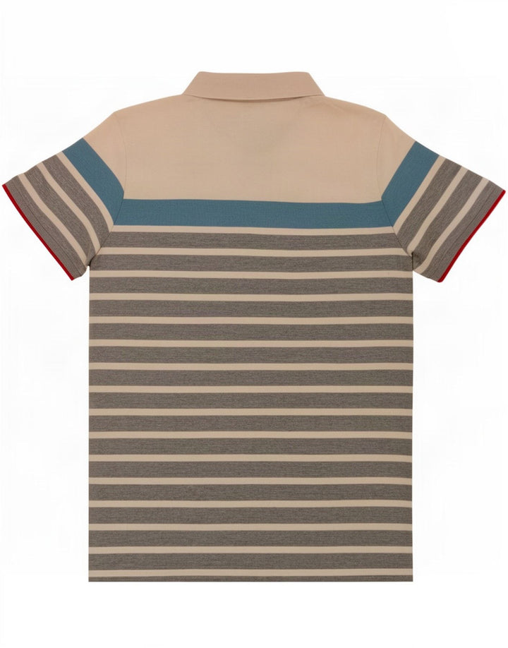 Polo Ellesse Heritage para hombre de algodón a rayas multicolor mediano