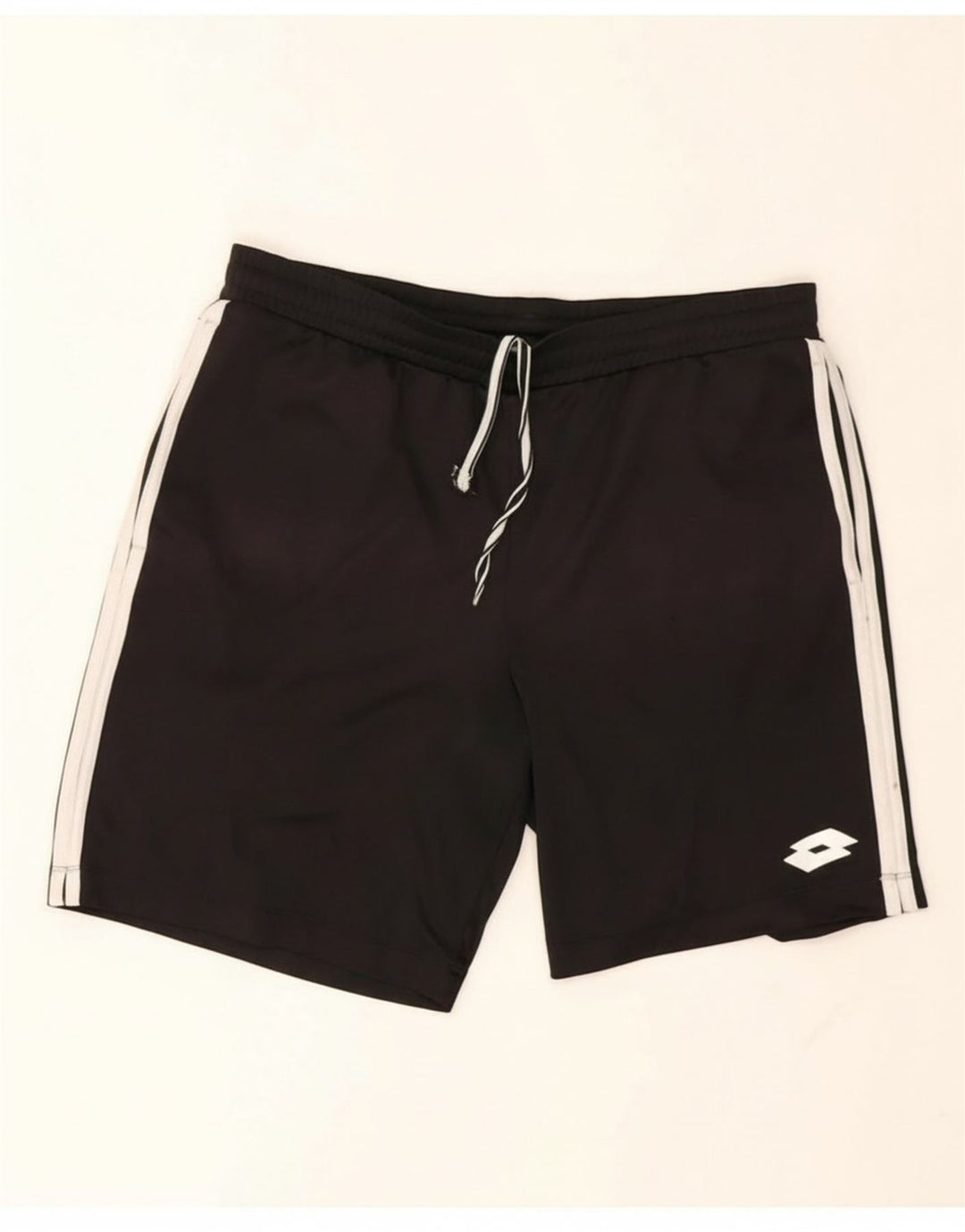 Pantalones cortos deportivos Lotto para hombre mediano negro