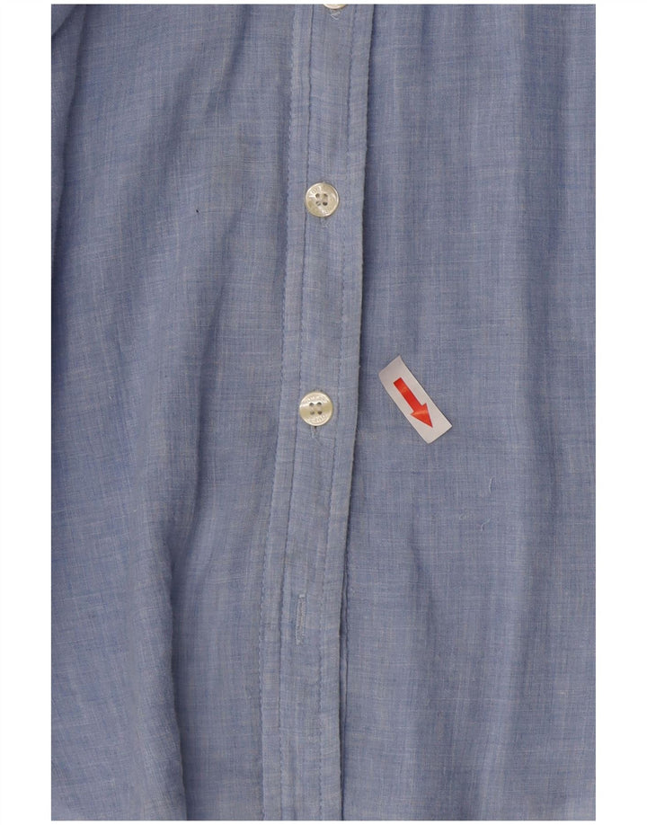 Camisa Guess Mujer UK 44 Algodón Azul Medio