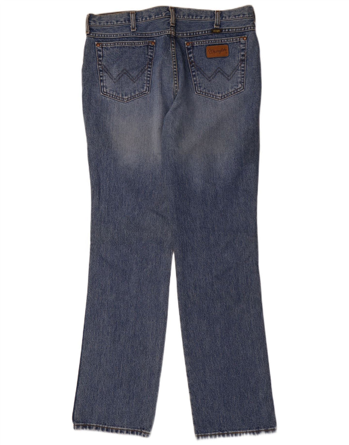 Vaqueros Wrangler Hombre Rectos W38 L36 Algodón Azul