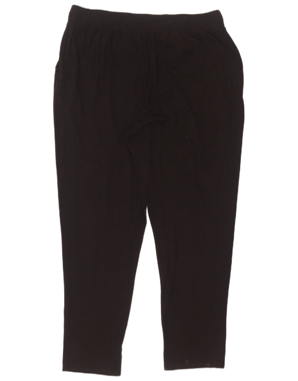 Marks & Spencer Pantalones chinos ajustados para mujer UK 40 Large W36 L30 Negro