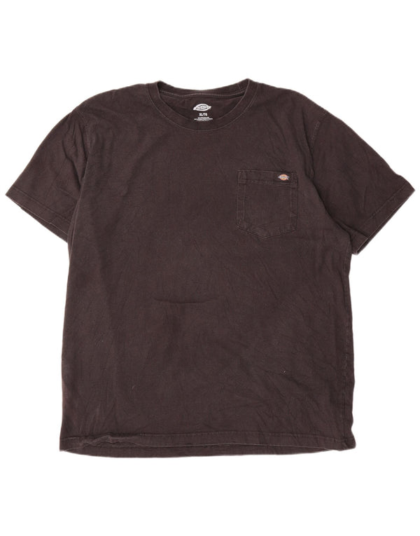 Dickies Mens T-Shirt Top XL Black Cotton