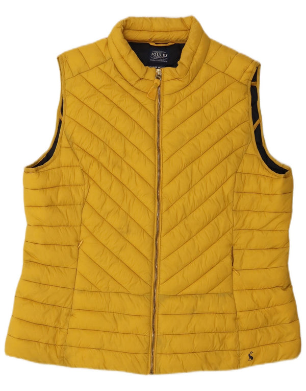 Chaleco acolchado para mujer Joules ES 40 XL Poliamida amarilla